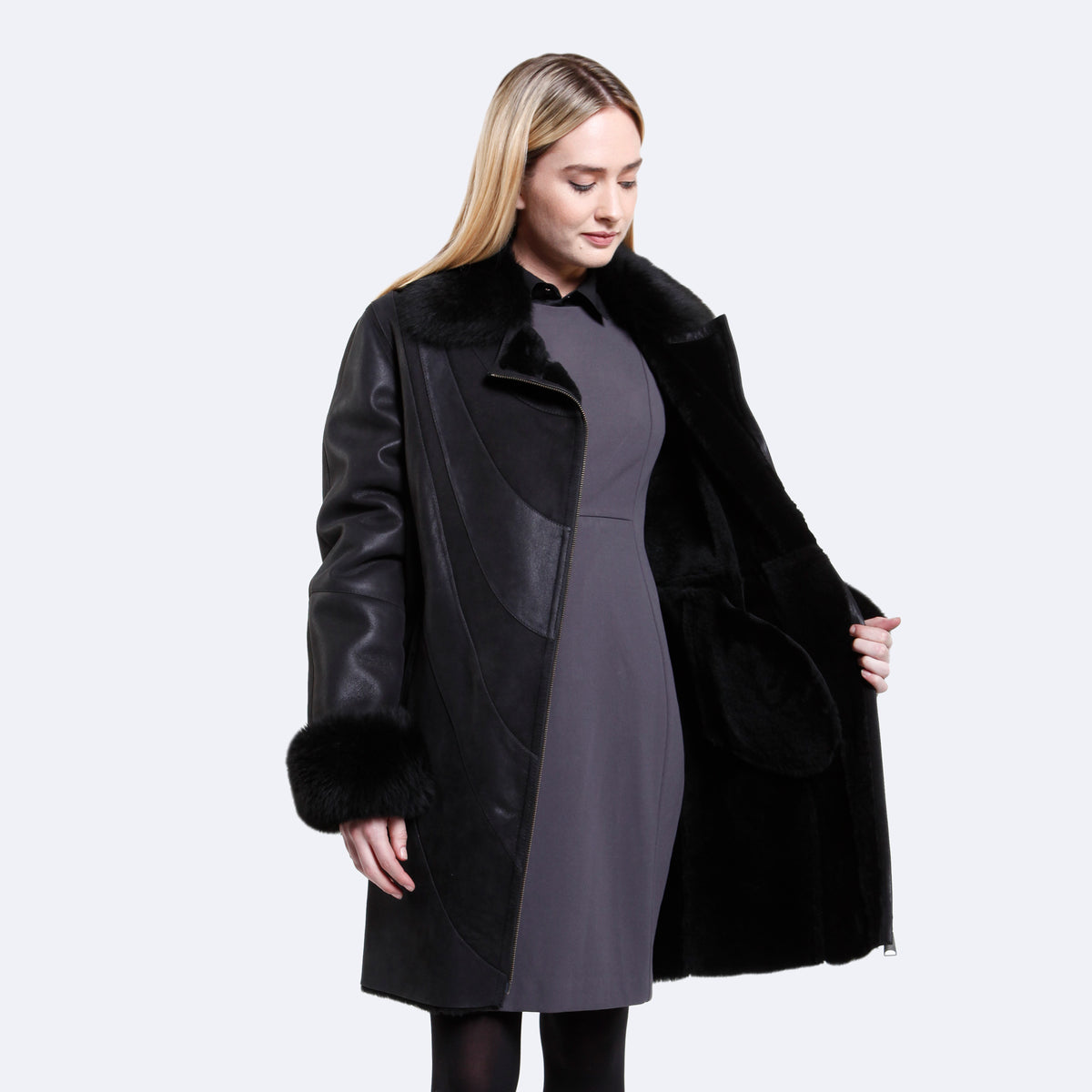 Kaylee Sheepskin Coat-4