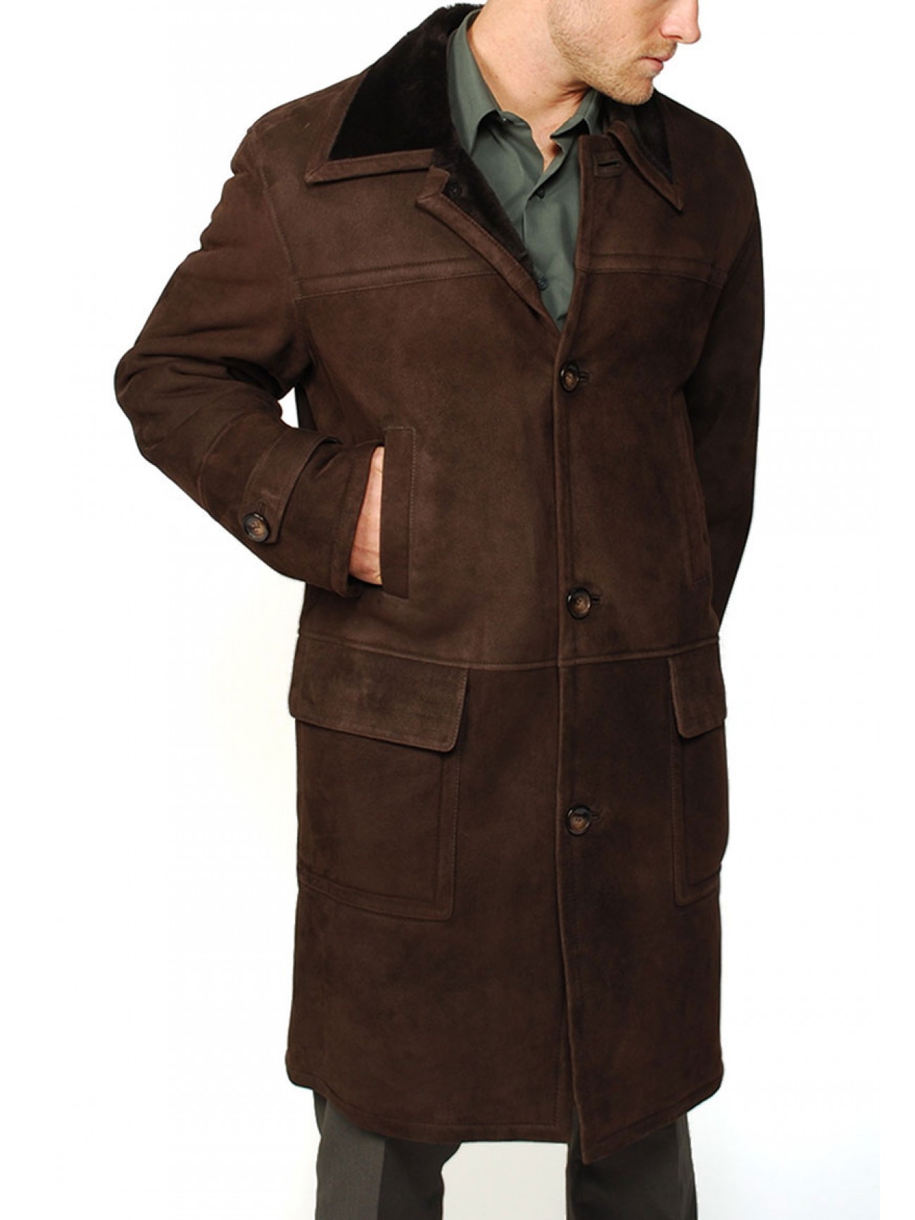 Men's Wayne Shearling Coat