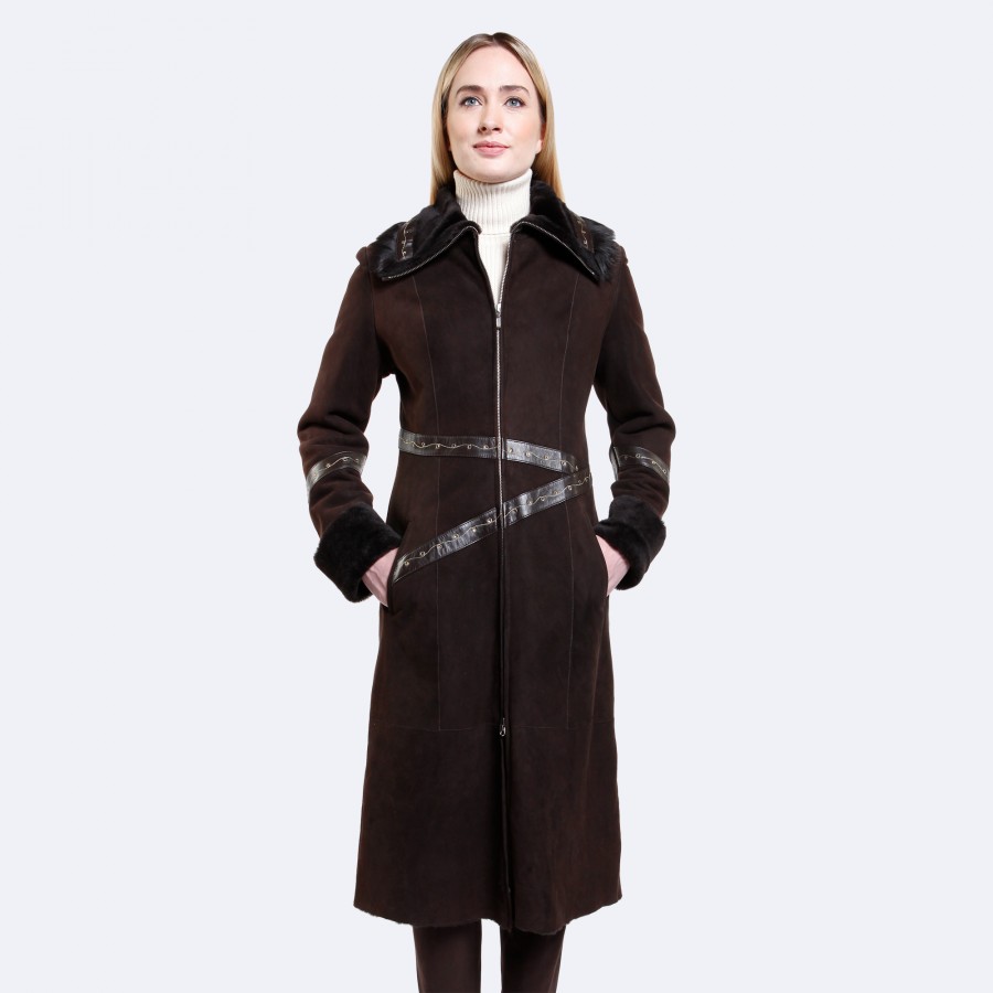 Ruby Sheepskin Coat